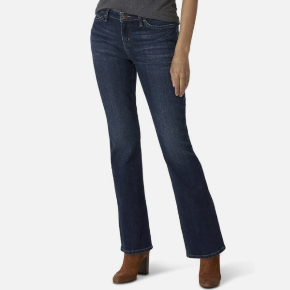 Lee Mid Rise Boot Cut Jeans Size 16S